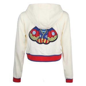 Adidas Vintage Looking Butterfly Crop Hoodie